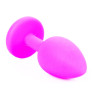 Силіконовий анальний затор Boss Series - Jewellery Pink Silicon PLUG Small Light Blue S