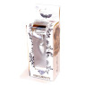 Анальний затор Boss Series - Jewellery Silver Heart PLUG Black S