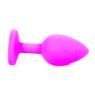 Силіконовий анальний затор Boss Series - Jewellery Pink Silicon PLUG Medium Light Blue M