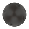 Анальний силіконовий плаг Boss Series - Silicone Anal Plug M 3,5 см