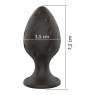 Анальний силіконовий плаг Boss Series - Silicone Anal Plug M 3,5 см
