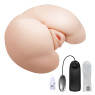 Мастурбатор вагіна і анус з вібрацією BAILE - VAGINA AND ASS, Heating function Vibration