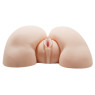 Мастурбатор вагіна і анус з вібрацією BAILE - VAGINA AND ASS, Heating function Vibration