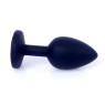 Силіконовий анальний затор Boss Series - Jewellery Black Silicon PLUG Medium Pink M