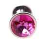 Анальний затор Boss Series - Jewellery Red Gold PLUG Pink S