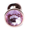 Анальний затор Boss Series - Jewellery Red Gold PLUG Rose S