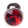 Анальний затор Boss Series - Jewellery Red Gold PLUG Red S