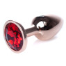 Анальний затор Boss Series - Jewellery Red Gold PLUG Red S