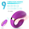 Вібромасажер для пар Boss Series з пультом ДК - Couple Vibrator Purple USB 9 Function