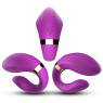 Вібромасажер для пар Boss Series з пультом ДК - Couple Vibrator Purple USB 9 Function