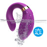 Вібромасажер для пар Boss Series з пультом ДК - Couple Vibrator Purple USB 9 Function