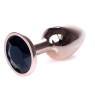 Анальний затор Boss Series - Jewellery Red Gold PLUG Black S