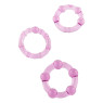 Набір з 3 шт ерекційних кілець STAY HARD-Three Rings Purple