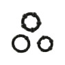Набір з 3 шт ерекційних кілець STAY HARD-Three Rings BLACK