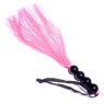 Силіконовий флогер ( длина 37 см ) Fetish Boss Series - Silicone Whip Pink 14