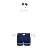 Еротичний костюм пілота Obsessive Pilotman set 2XL/3XL, боксери, манжети, комір з краваткою, окуляри
