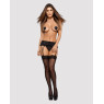 Еротичні наклейки на соски з пензликами Obsessive Tassel nipple covers black, чорні
