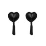 Еротичні наклейки на соски з пензликами Obsessive Tassel nipple covers black, чорні