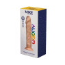 Силіконовий фалоімітатор Wooomy Mike, термореактивний, з присоскою, довжина 19,7 см, діаметр 4,2 см