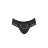 Чоловічі труси з ланцюжком Passion 030 SLIP TOM XXL/XXXL Black, екошкіра, відкриті сідниці