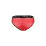 Чоловічі напівпрозорі труси Passion 031 SLIP MIKE XXL/XXXL Red, під леопард
