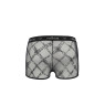 Чоловічі прозорі боксери Passion 032 SHORT JAMES XXL/XXXL Black, сітка