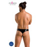 Чоловічі стринги Passion 033 THONG PAUL S/M Black, під латекс