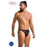 Чоловічі відкриті сліпи Passion 034 OPEN LUKE L/XL Black, екошкіра