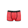 Чоловічі прозорі боксери Passion 046 SHORT PARKER L/XL Red, сітка, під леопард