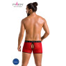 Чоловічі прозорі боксери Passion 046 SHORT PARKER S/M Red, сітка, під леопард