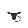 Чоловічі трусики танга з підв’язкою Passion 058 THONG BILL XXL/XXXL Black