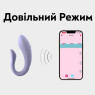 Смарт-віброяйце OnQ Sheila App з керуванням через телефон, 9 режимів, фіолетове, діаметр 3.5 см