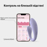 Смарт-віброяйце OnQ Sheila App з керуванням через телефон, 9 режимів, фіолетове, діаметр 3.5 см