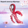 Вібратор кролик з потрійною стимуляцією Smile3x, 10 частот, чорний, 20 см