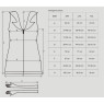 Еротичний костюм медсестри Obsessive Emergency dress S/M, white, сукня, стринги, рукавички, чепчик,