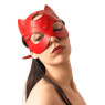 Маска Кішечки Art of Sex - Cat Mask, червоний