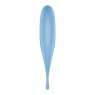 Вібратор для клітора з вакуумною стимуляцією Satisfyer Twirling Pro Blue
