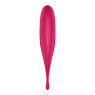 Вібратор для клітора з вакуумною стимуляцією Satisfyer Twirling Pro Red
