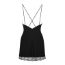 Сорочка та трусики Obsessive Bella Rou chemise & thong XL/2X