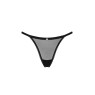 Прозорі стрінги із мереживом Obsessive Celia Noir thong XS/S