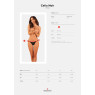 Прозорі стрінги із мереживом Obsessive Celia Noir thong XL