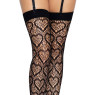 Ажурні панчохи із сердечками Leg Avenue Heart Black, one size