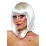 Перука, що світиться в темряві Leg Avenue Pearl short natural bob wig White, коротка, перлинна, 33 с