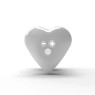 Вібратор для клітора Mystim Hearts Desire White, 8 режимів, дуже потужний
