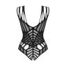 Боді з великими вирізами Obsessive B139 crotchless teddy S/M/L, з доступом