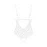 Еротичне напівпрозоре боді Obsessive Heavenlly crotchless teddy M/L, з доступом