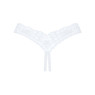 Мереживні танга Obsessive Heavenlly crotchless thong XS/S, з доступом
