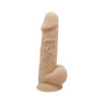Фалоімітатор з вібрацією SilexD Norman Vibro Flesh (Model 1 size 8,5) + LRS, діаметр 5 см