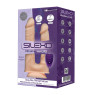 Подвійний фалоімітатор з вібрацією SilexD Double Gusto Vibro Flesh (Model 1 size 8 & 7) + LRS, діа
