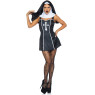 Костюм черниці Leg Avenue Naughty Nun XS, сукня, головний убір